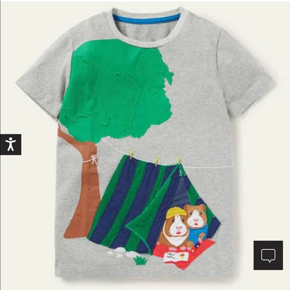 NWT Mini Boden Animal Adventure T-shirt
